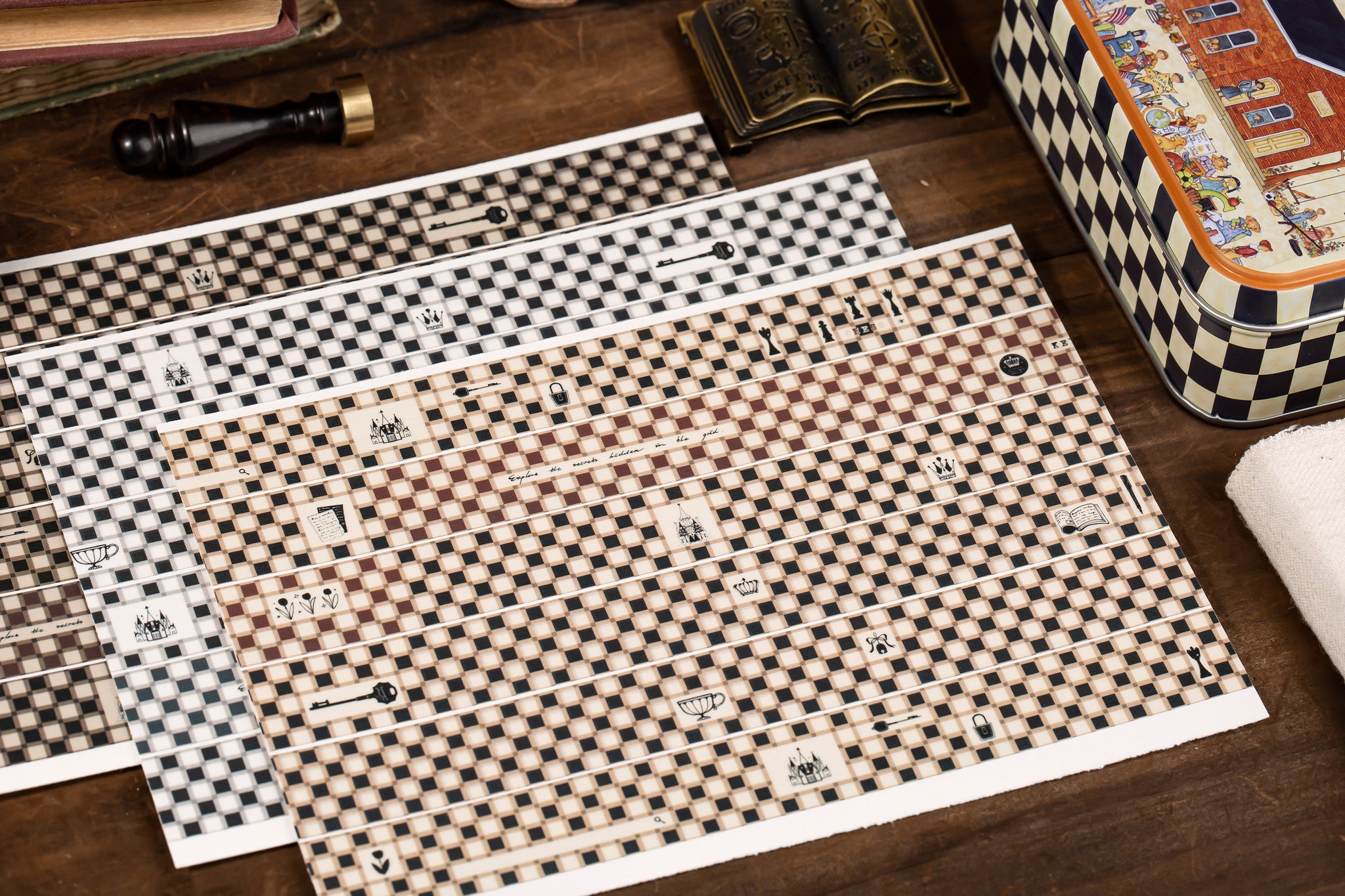 Reco Studio Washi Tape: Checkerboard