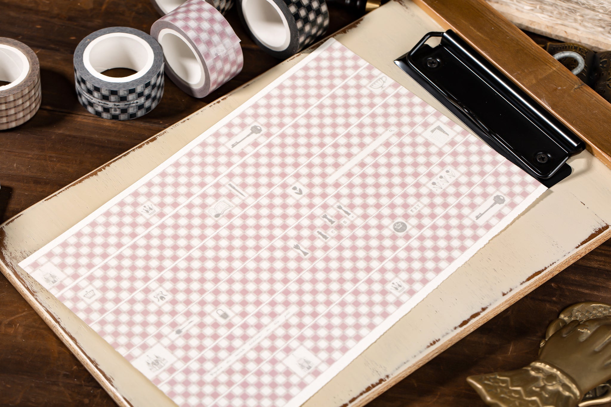 Reco Studio Washi Tape: Checkerboard