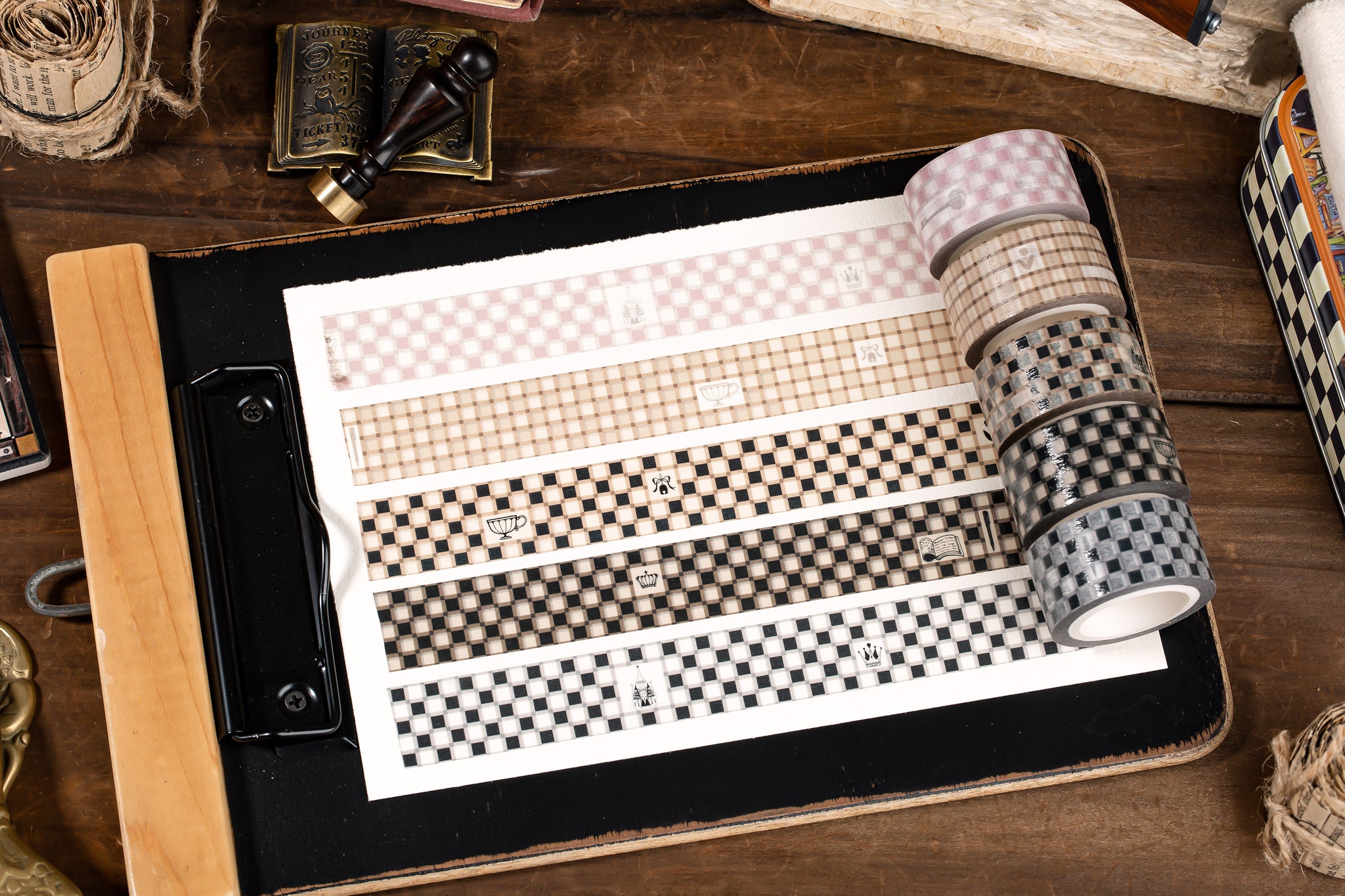 Reco Studio Washi Tape: Checkerboard