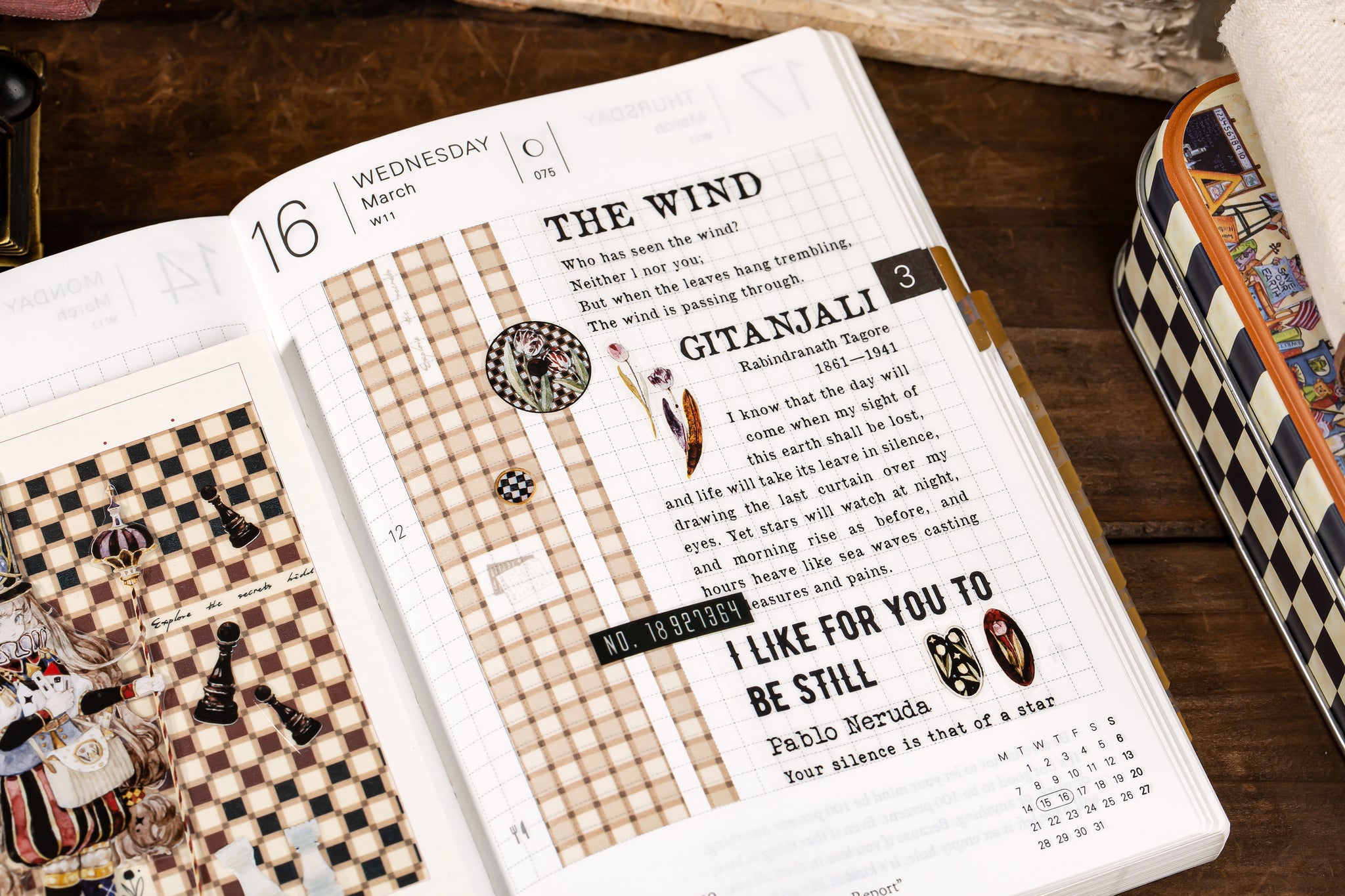 Reco Studio Washi Tape: Checkerboard