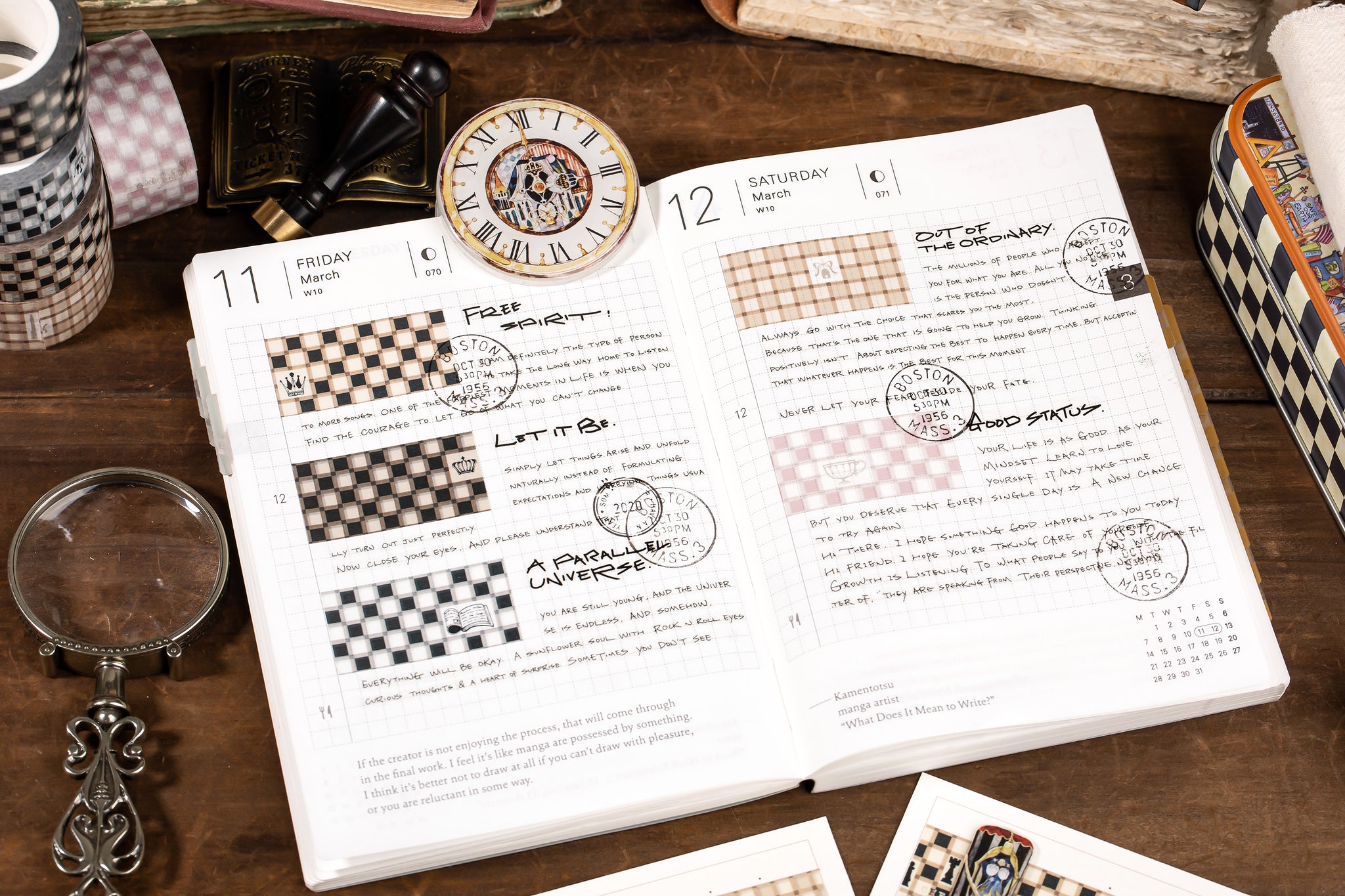 Reco Studio Washi Tape: Checkerboard