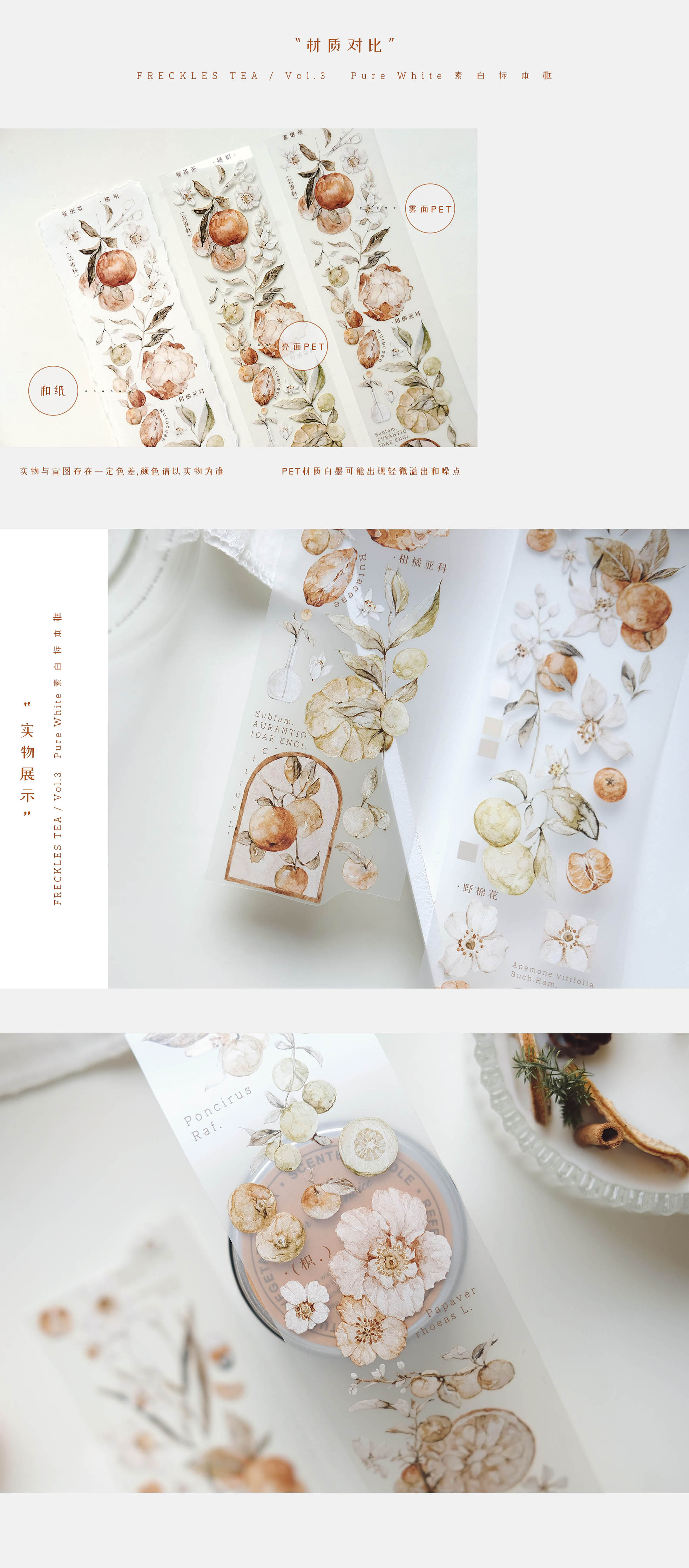 Freckles Tea VOL. 3: Tangerine Masking Tape