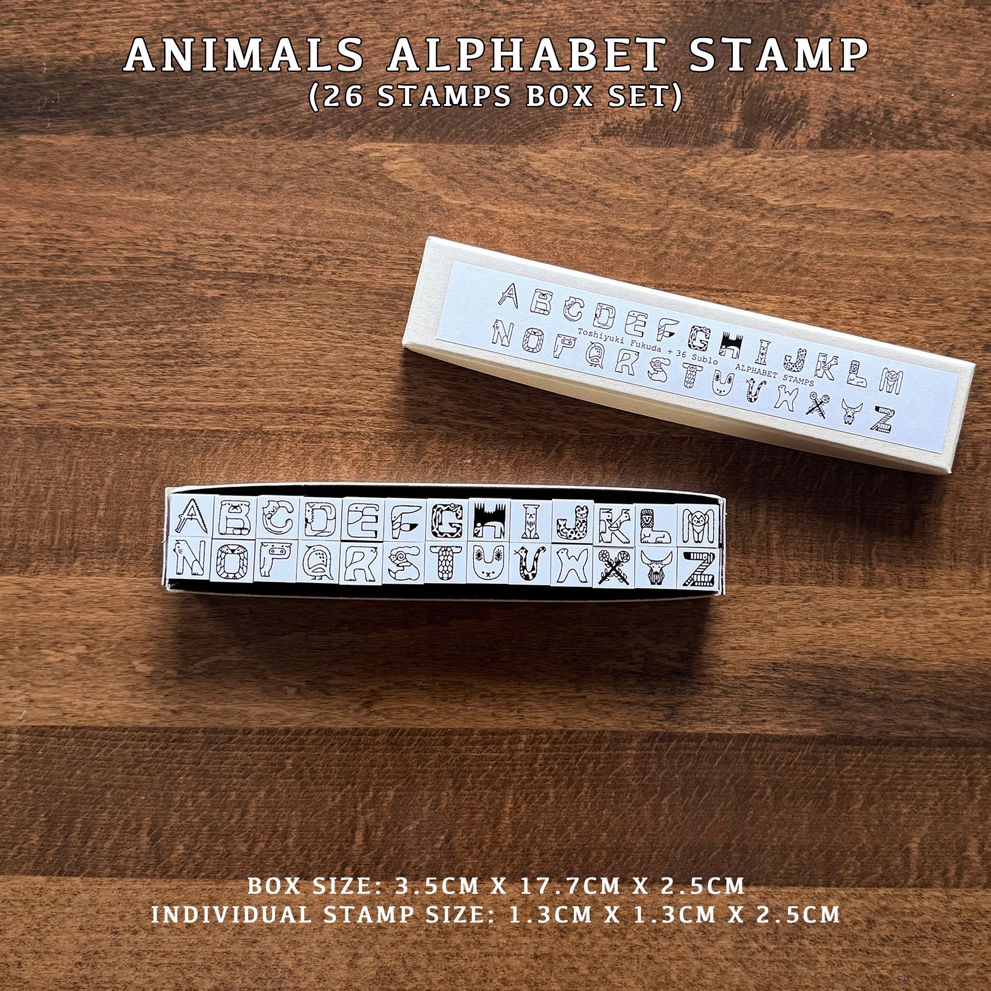 36 Sublo: Character Number and Letter Stamps