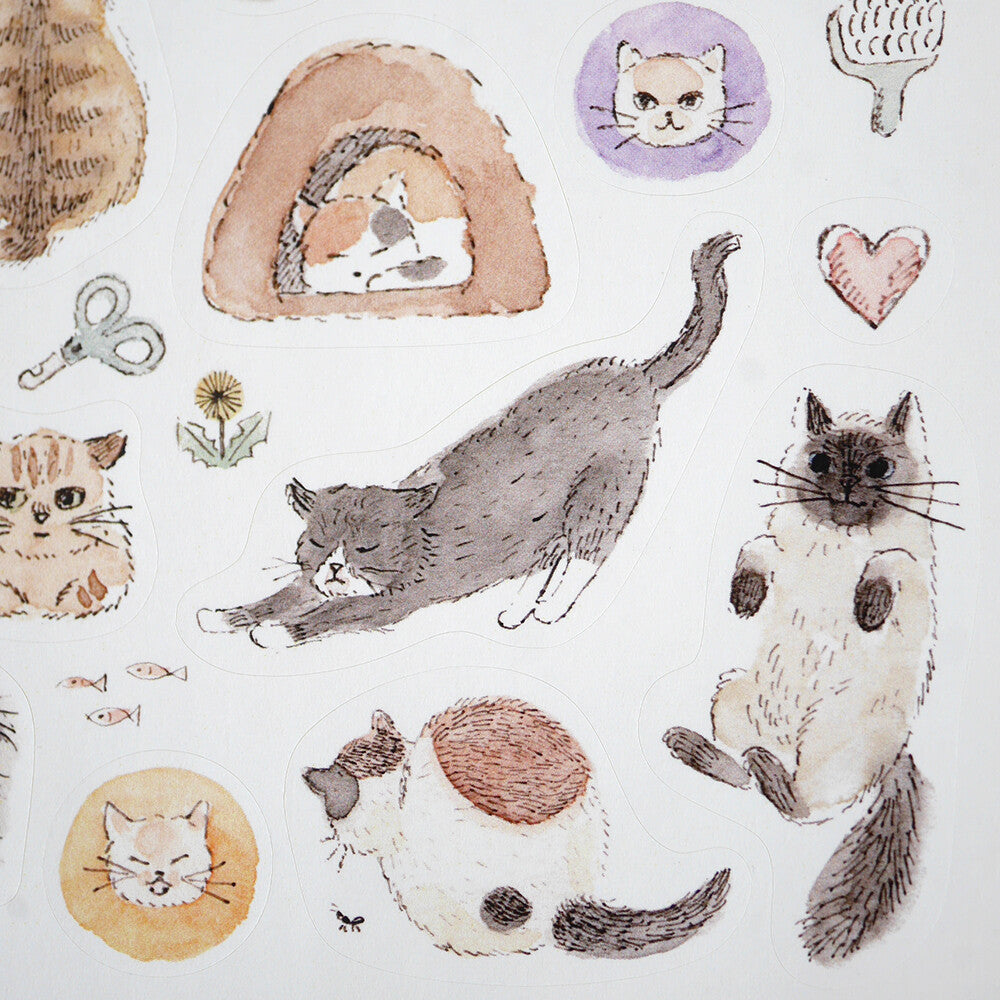 4Legs Sticker Sheet: Cats