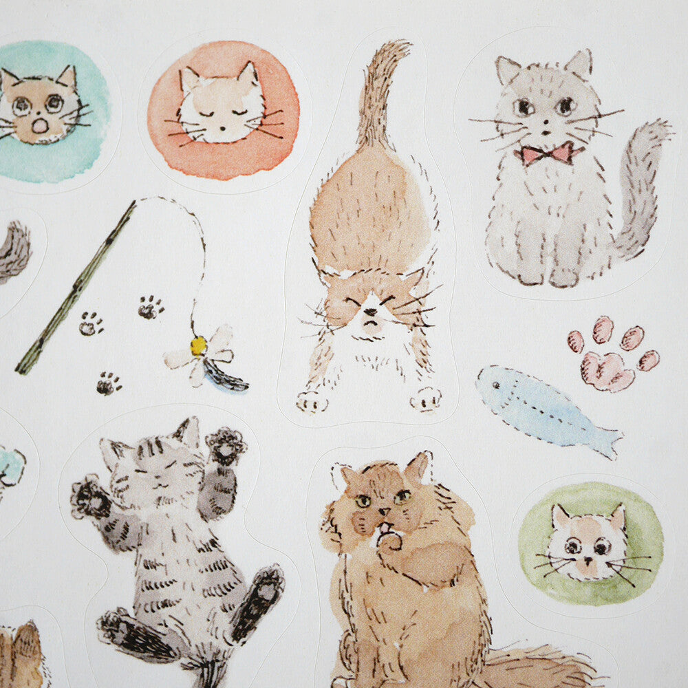 4Legs Sticker Sheet: Cats