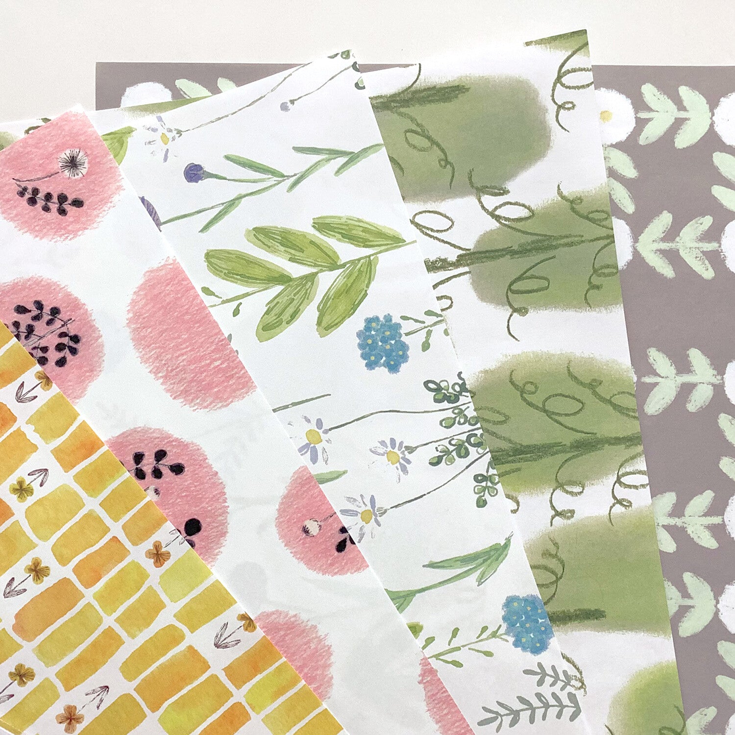 4Legs Wrapping Paper: Flower Painting