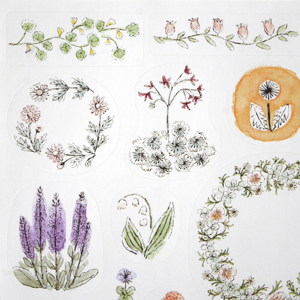 4Legs Sticker Sheet: Flowers