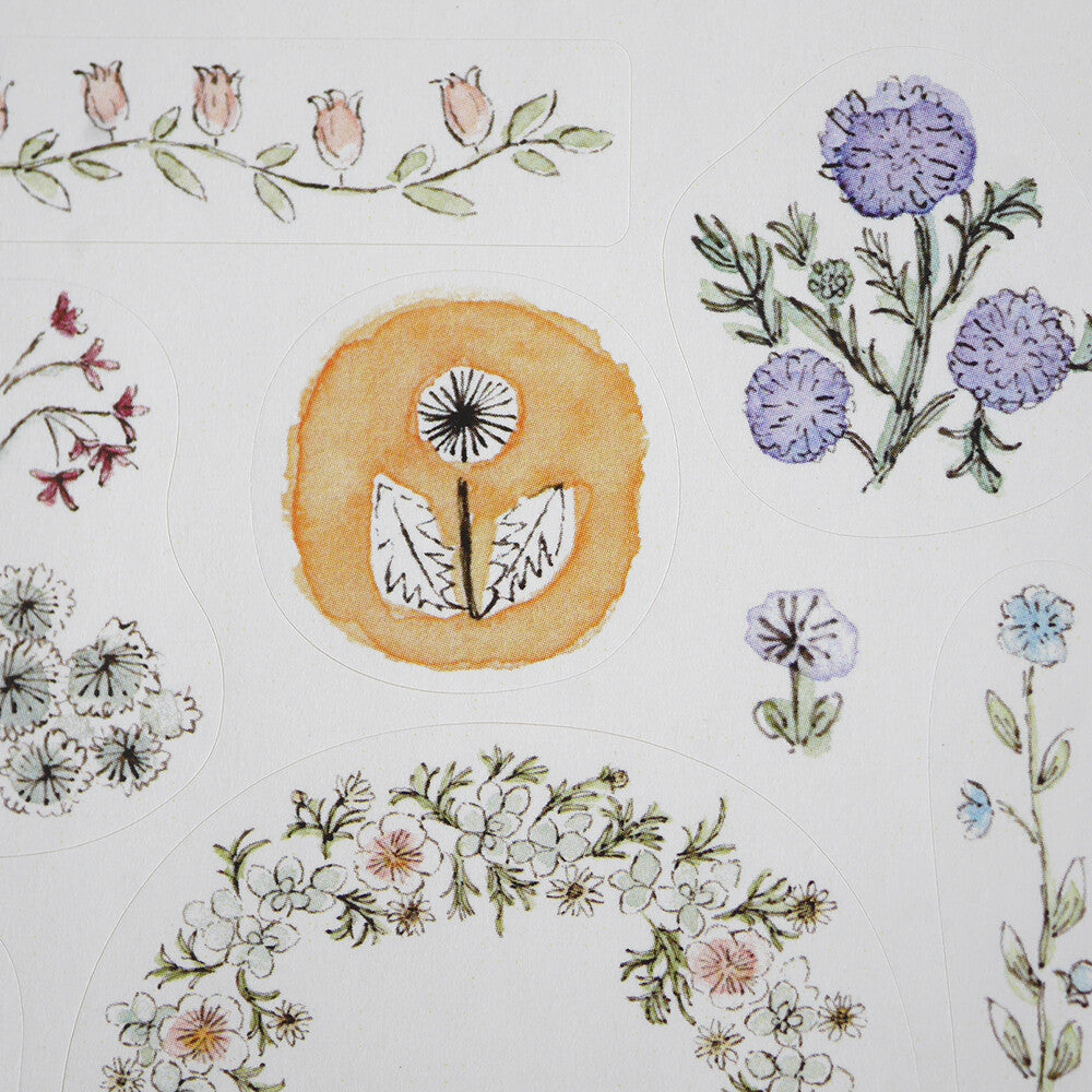4Legs Sticker Sheet: Flowers
