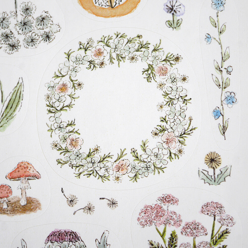 4Legs Sticker Sheet: Flowers