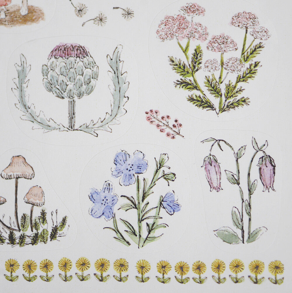 4Legs Sticker Sheet: Flowers