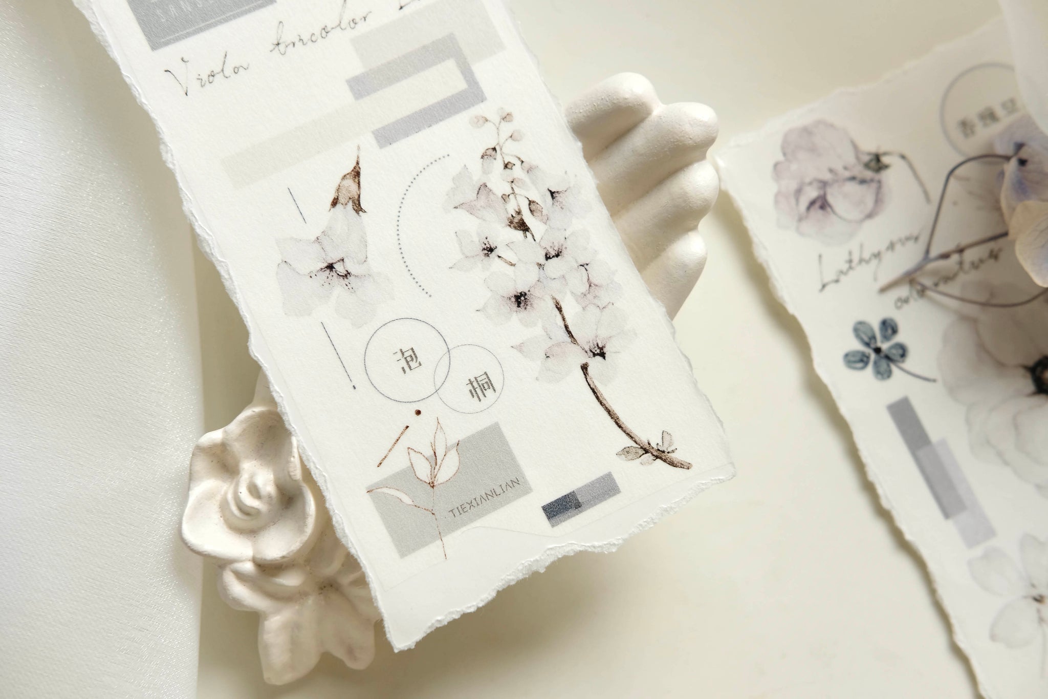 Freckles Tea VOL. 3: Plain White Mist Blue Masking Tape