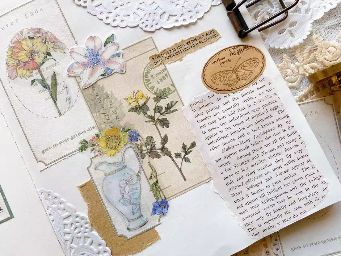 BCJ Masking Tape: Flower Branch