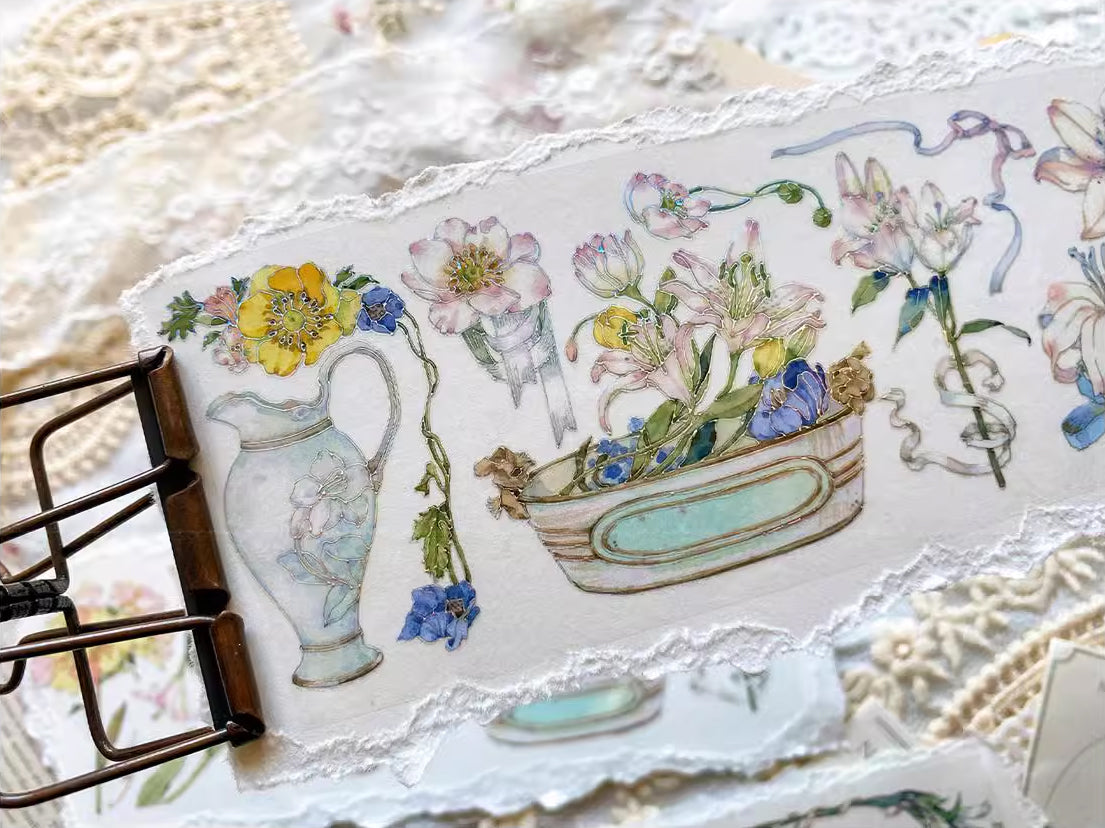BCJ Masking Tape: Flower Branch