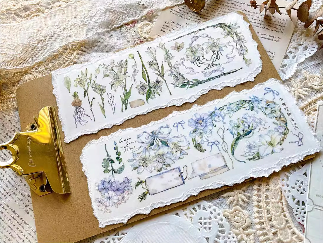 BCJ Masking Tape: Flower Branch