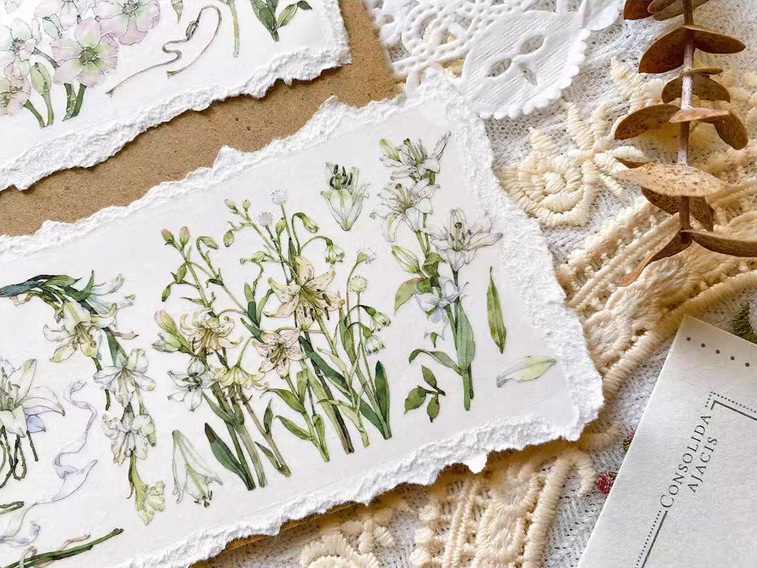BCJ Masking Tape: Flower Branch