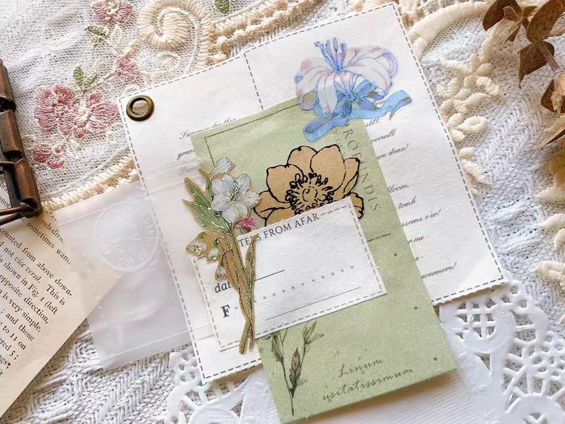 BCJ Masking Tape: Flower Branch