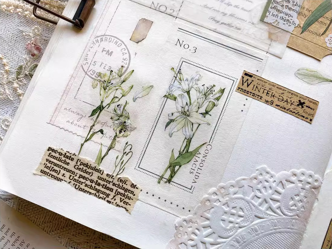 BCJ Masking Tape: Flower Branch