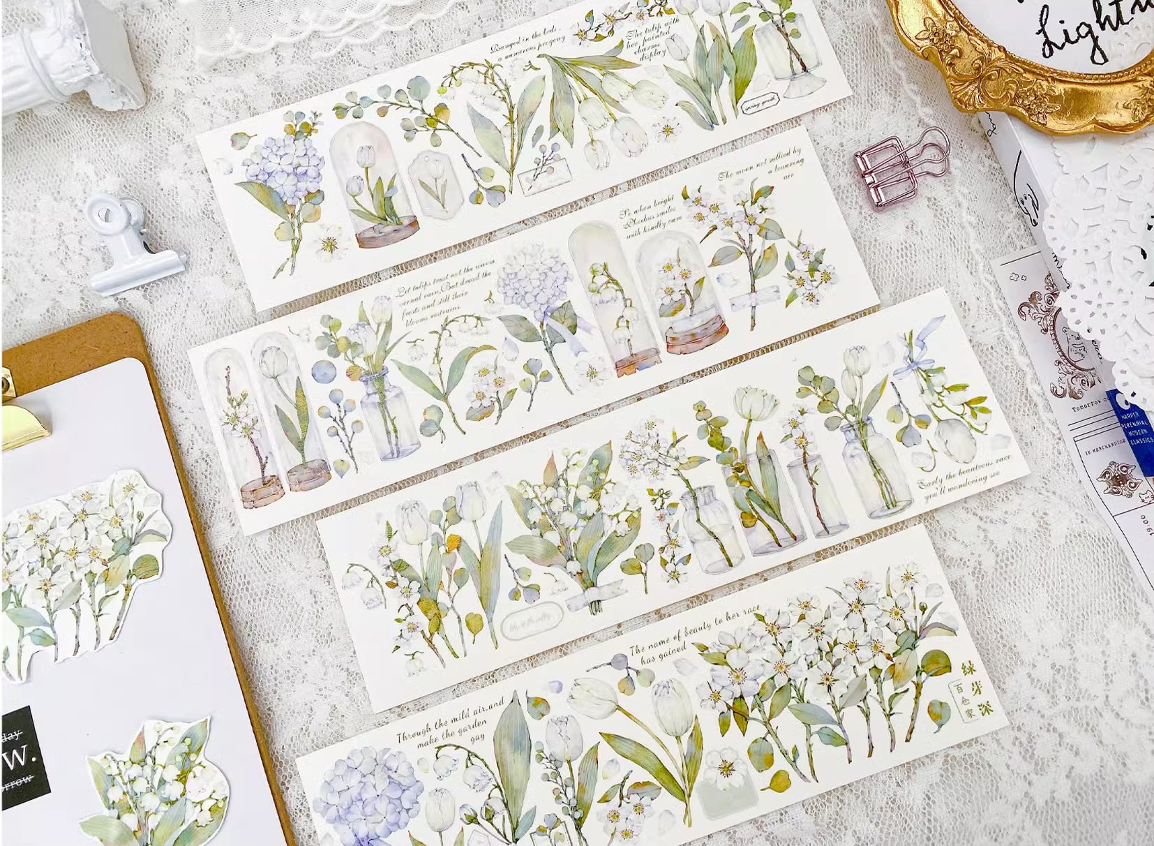 BCJ Masking Tape: Green Sprouts