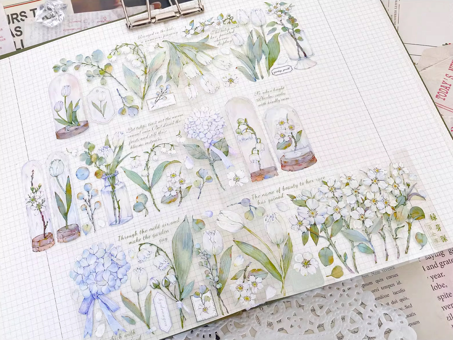 BCJ Masking Tape: Green Sprouts