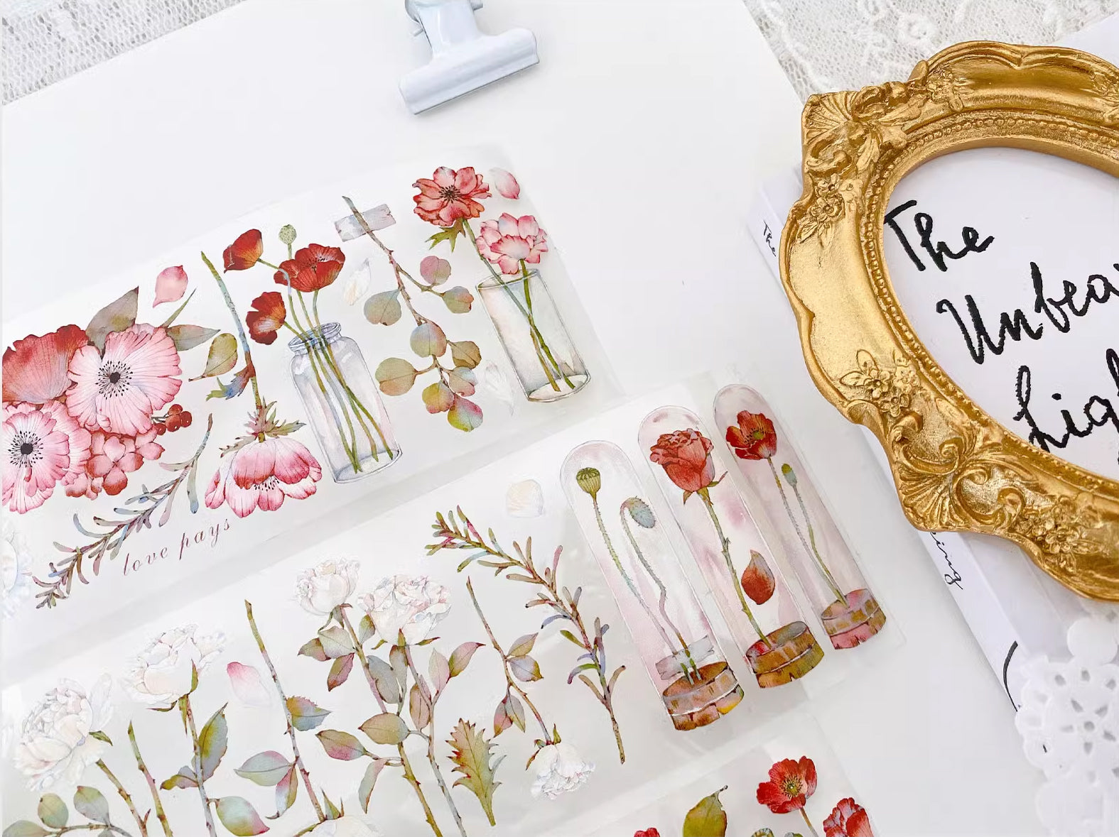 BCJ Masking Tape: Red Poppy
