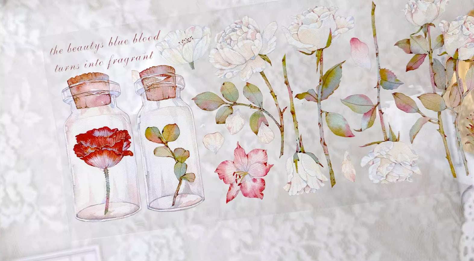BCJ Masking Tape: Red Poppy