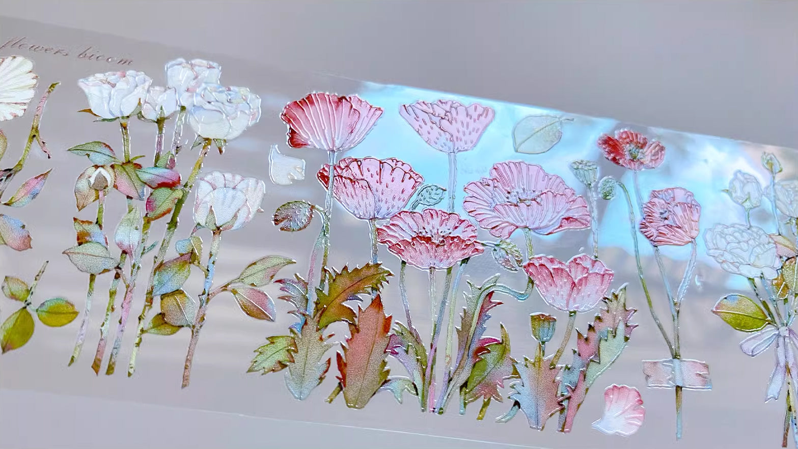 BCJ Masking Tape: Red Poppy