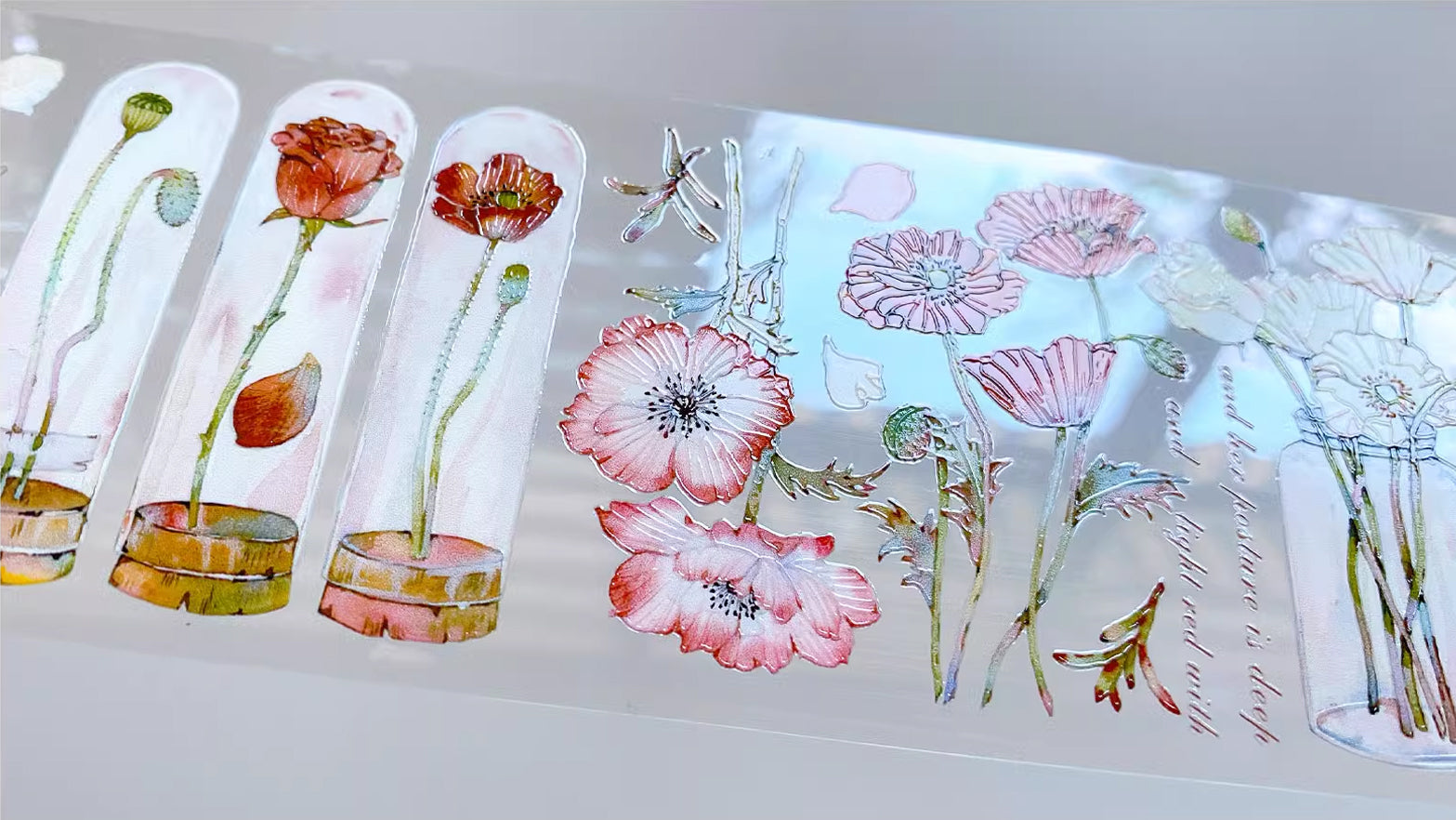 BCJ Masking Tape: Red Poppy