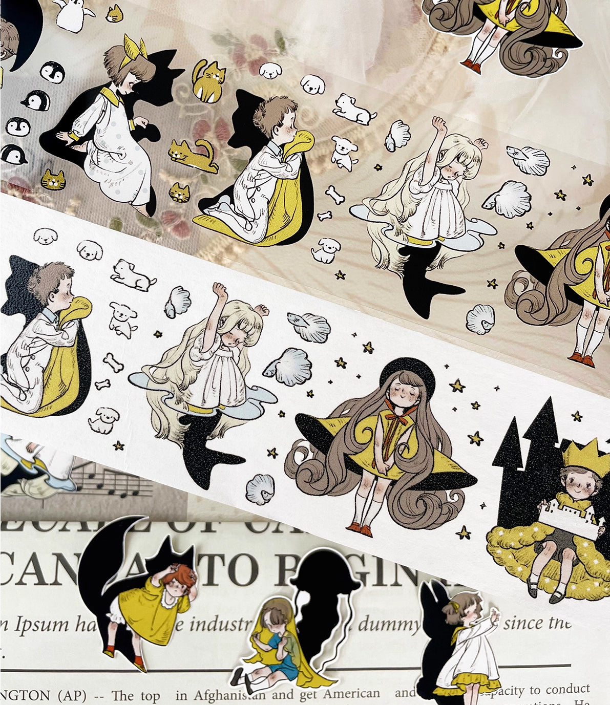 BCJ Masking Tape: Shadow Puppet