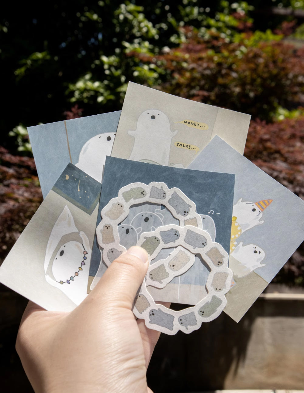 Bieguan Memo Paper: Cute Ghosts