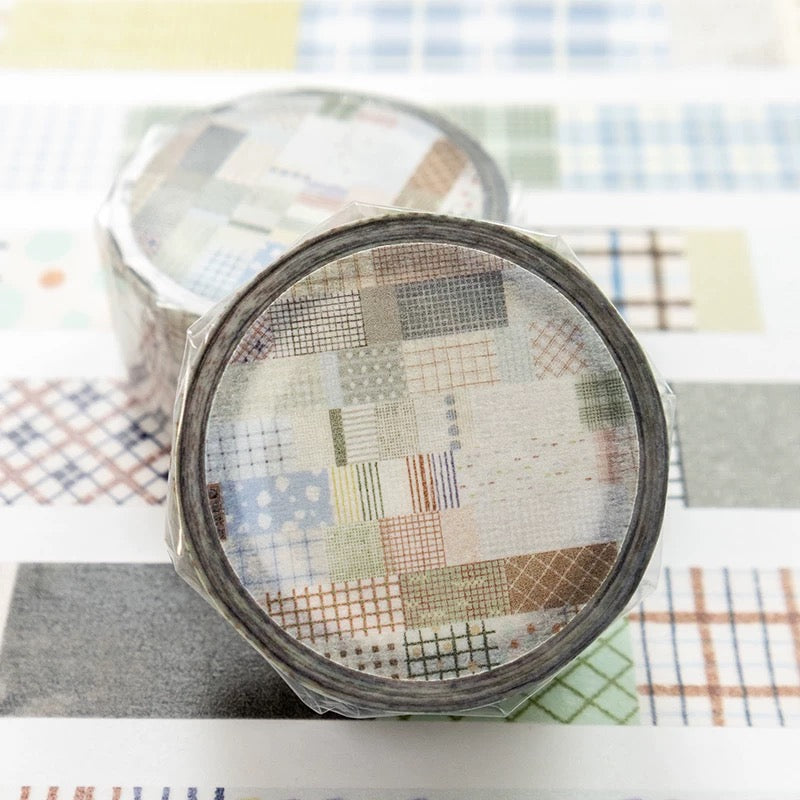 Bieguan Washi Tape: Grid Patterns 2