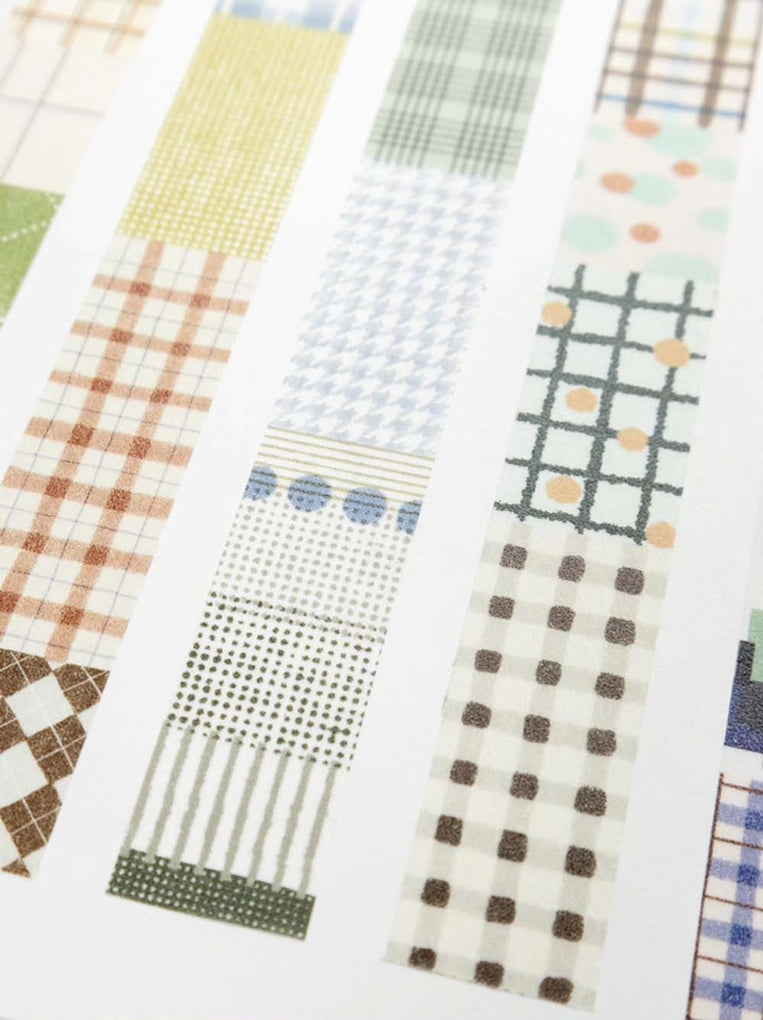 Bieguan Washi Tape: Grid Patterns 2
