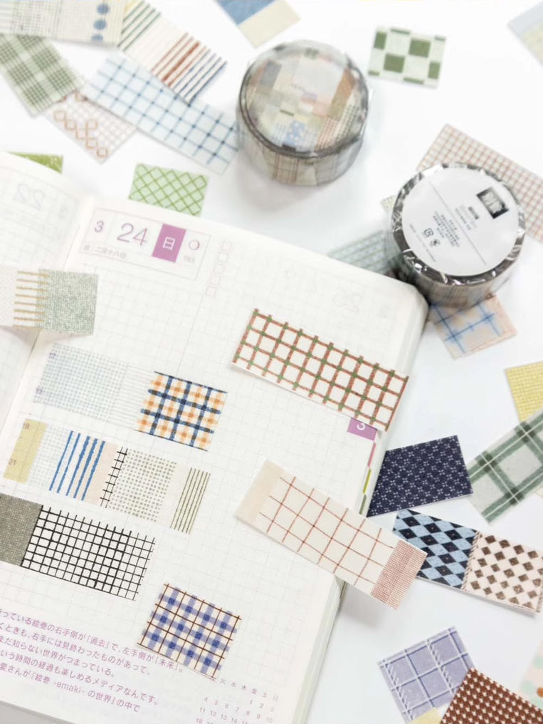 Bieguan Washi Tape: Grid Patterns 2