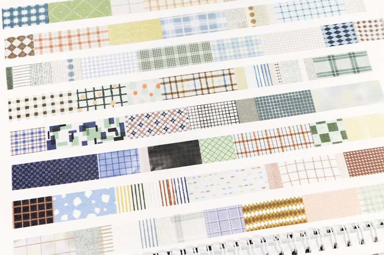 Bieguan Washi Tape: Grid Patterns 2