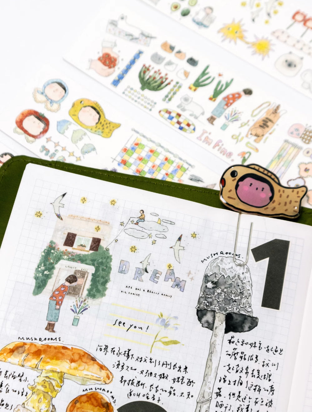 Bieguan Washi Tape: Having a Dream