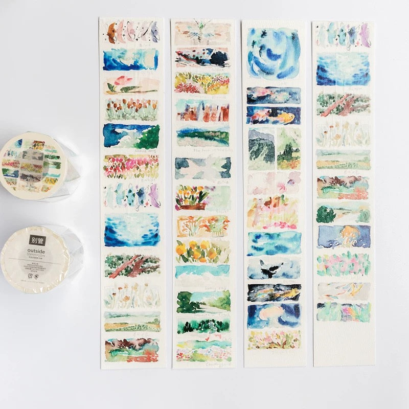 Bieguan Washi Tape: Outside