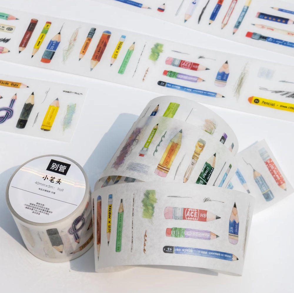 Bieguan Washi Tape: Pencil Nubs