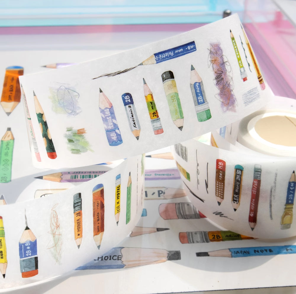 Bieguan Washi Tape: Pencil Nubs