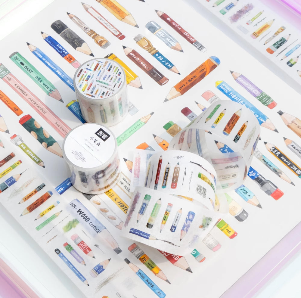 Bieguan Washi Tape: Pencil Nubs