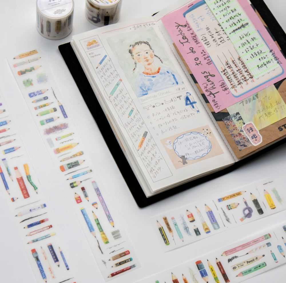 Bieguan Washi Tape: Pencil Nubs