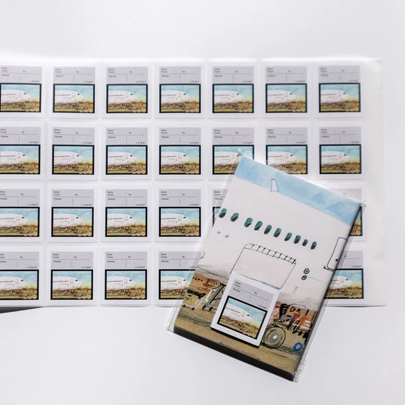 Wanle Studio Traveler's Notebook Insert: Take a Flight