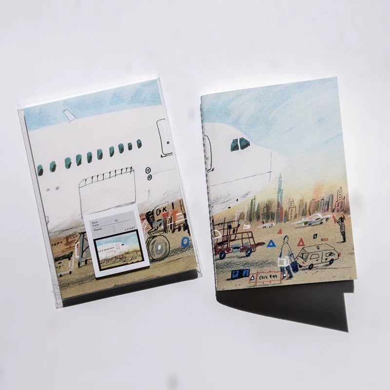 Wanle Studio Traveler's Notebook Insert: Take a Flight