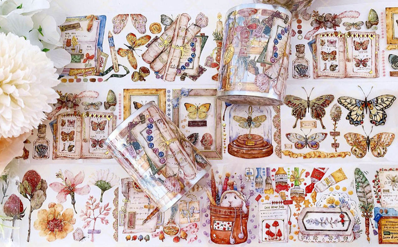 Butterfly Specimen Masking Tape