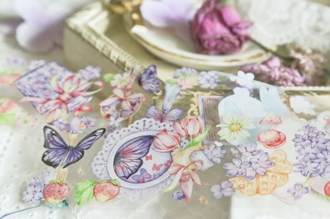 Candy Gem Masking Tape: Flower Tea