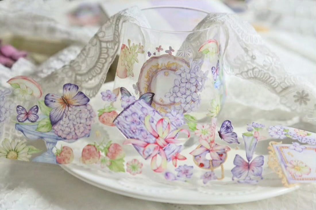 Candy Gem Masking Tape: Flower Tea