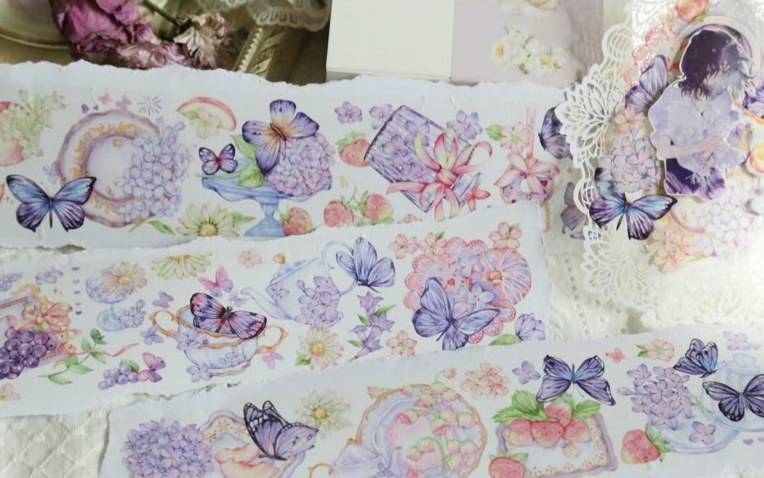 Candy Gem Masking Tape: Flower Tea