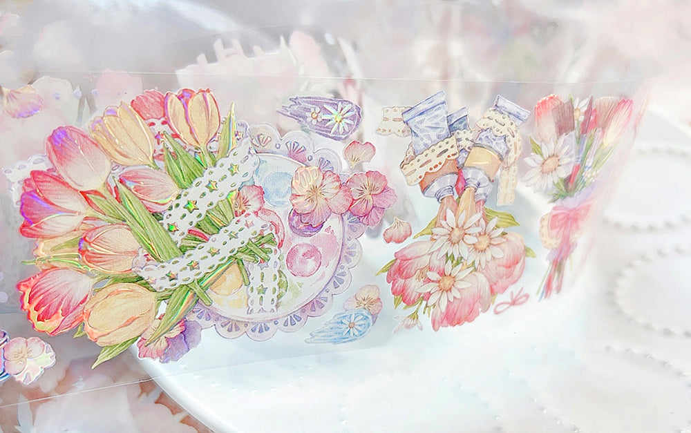 Candy Gem Masking Tape: Season of Tulips