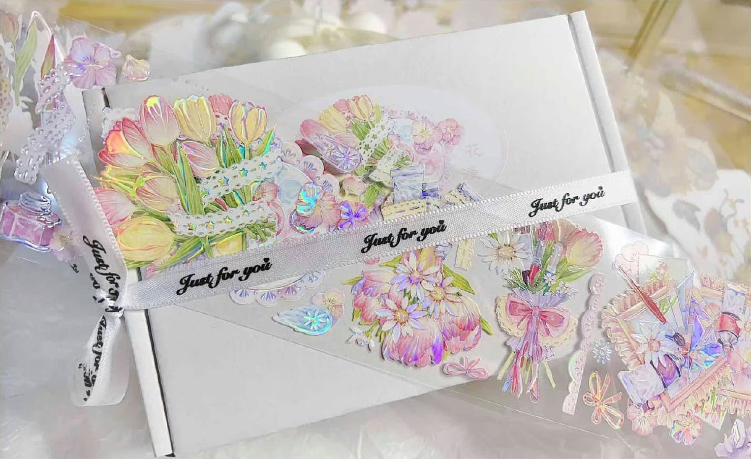 Candy Gem Masking Tape: Season of Tulips