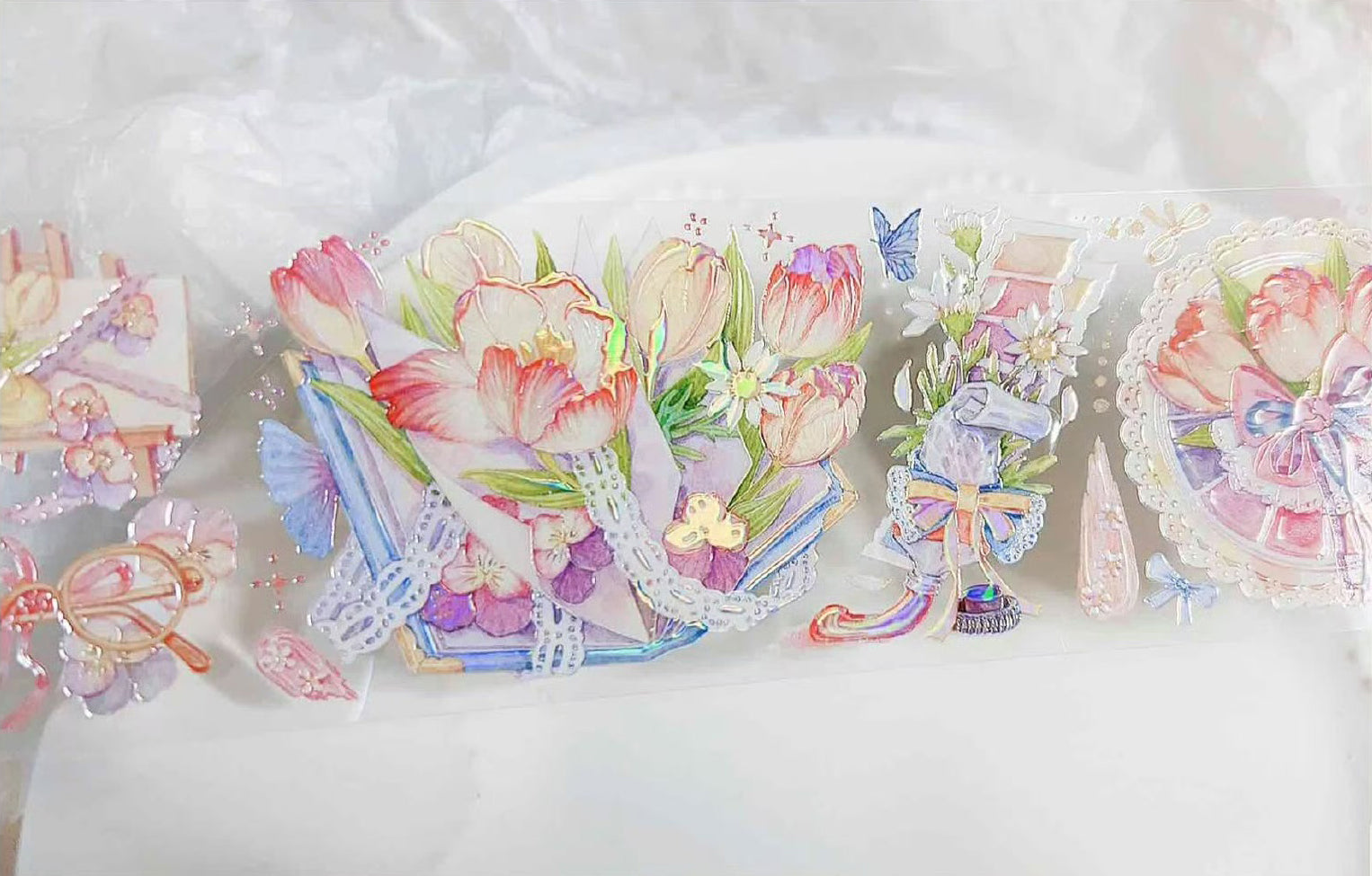 Candy Gem Masking Tape: Season of Tulips