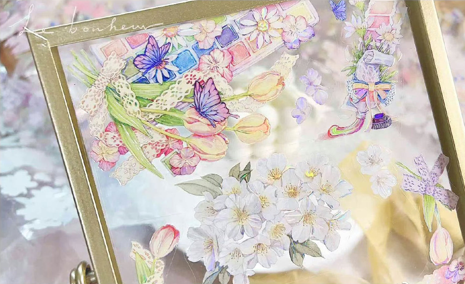 Candy Gem Masking Tape: Season of Tulips