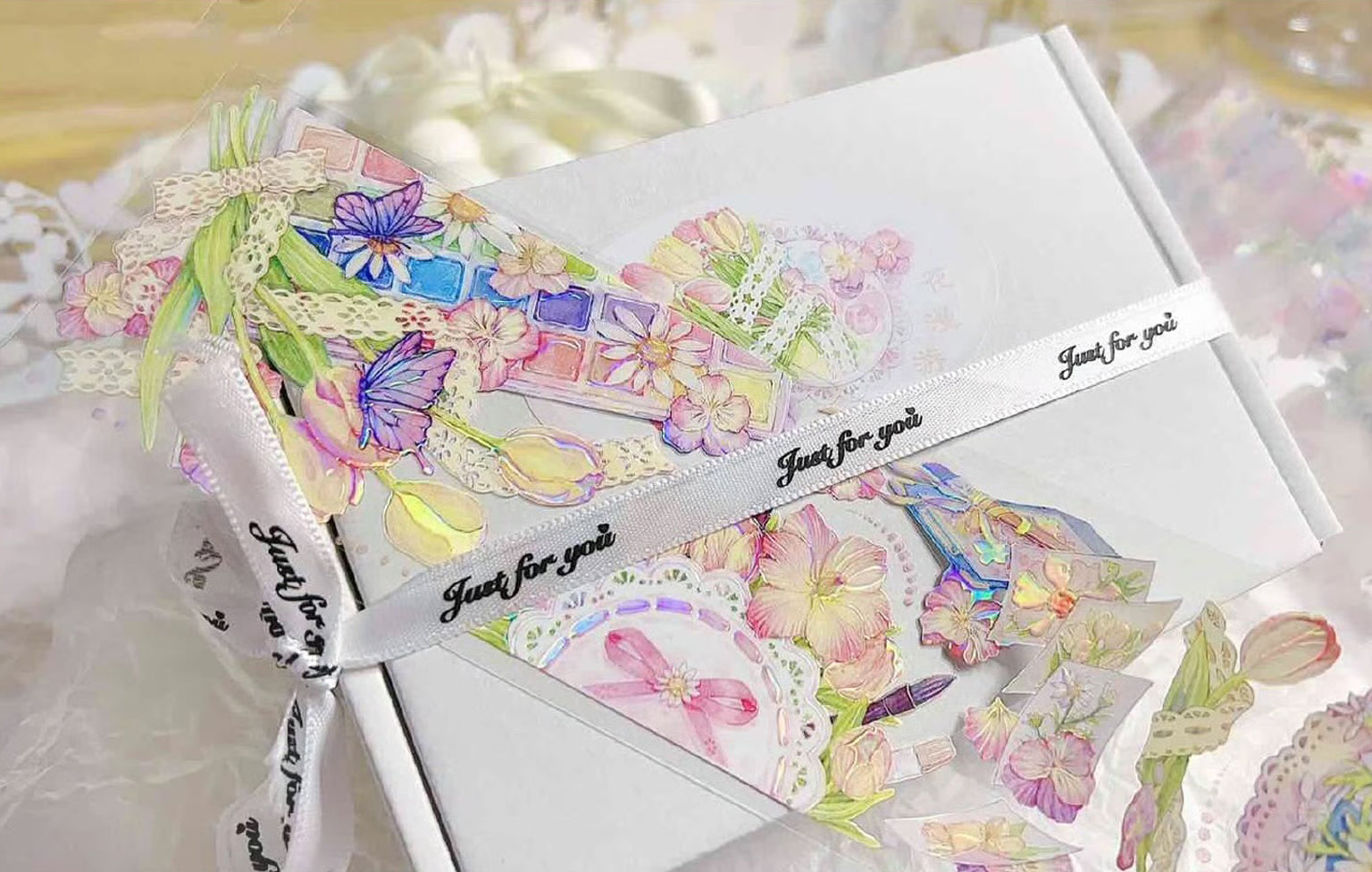 Candy Gem Masking Tape: Season of Tulips